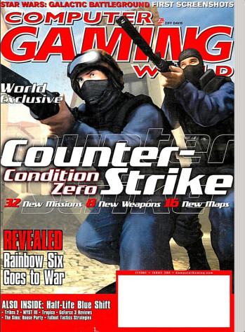 Обложка 204-ого выпуска журнала &quot;Computer Gaming World&quot;.
