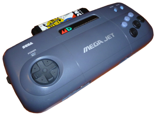 Sega Mega Jet - игровая консоль, представляющая собой портативную версию Mega Drive, которую использовали на борту рейсов Japan Air Lines, а затем в 1994 году она стала доступна в розничной продаже. Приставка была выпущена только в Японии.&amp;nbsp;