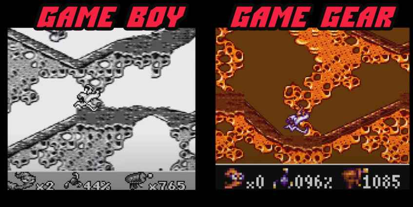 В качестве примера рассмотрим разницу игры &quot;Earthworm Jim&quot; для двух версий : для Game Boy и для Game Gear