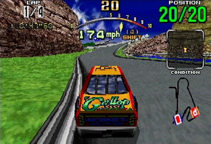 Скриншот Daytona USA для Saturn