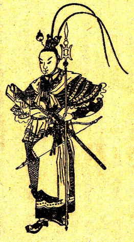 Люй Буи изображение времен Цинской династии