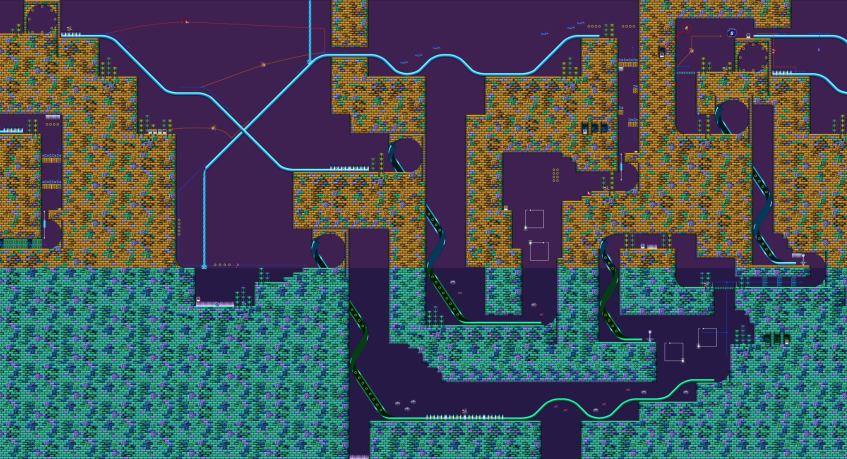 Фрагмент водного уровня Sonic 3 &amp;amp; Knuckles. Когда я пытаюсь посчитать сколько тут маршрутов, моя математика даёт сбой.