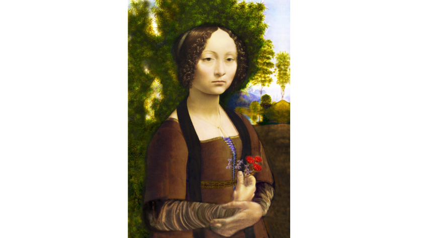 Леонардо да Винчи&amp;nbsp;«Портрет Джиневры де Бенчи» 