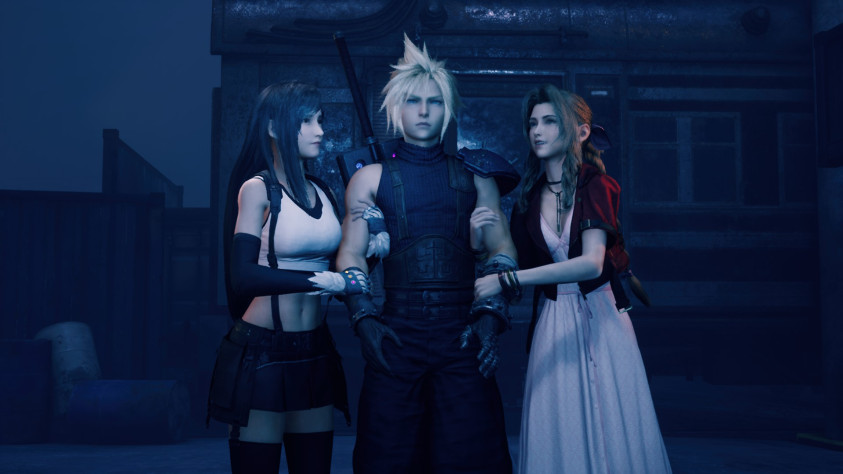 Tifa and Aerith fight for Cloud&#039;s attention