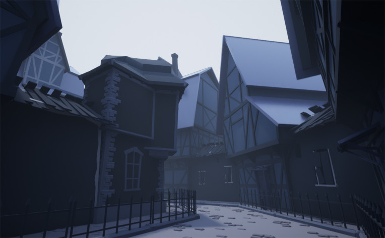 Небоевой Stealth, где действие разворачивается в рамках одного средневекового города. Сюжет пока что сводится к сбору ключей от башни, но геймплей уже на месте и работает.