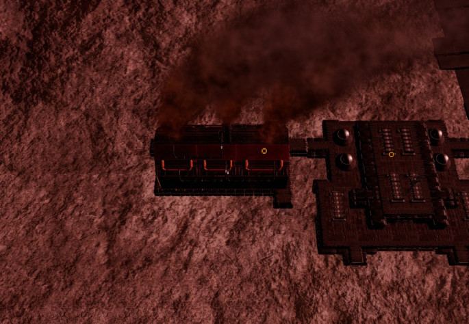 Deep Core Mining Plant. Хочется верить, что внутри в забой идут гномы из Deep Rock Galactic, уничтожая орды жуков, но нет - внутри скучная добывающая аппаратура.