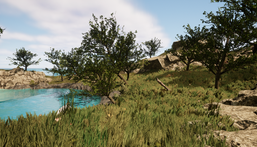 Скриншот из игры - сам остров