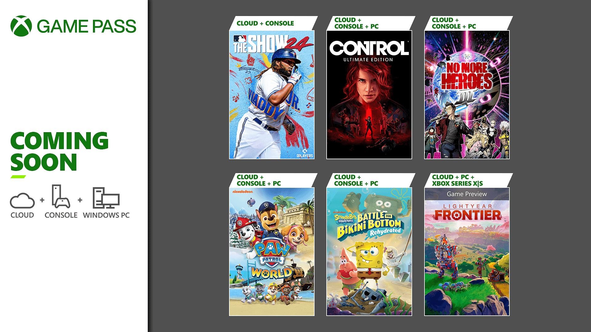 Game Pass в марте (часть 1): Control, No More Heroes III, SpongeBob  SquarePants… | StopGame