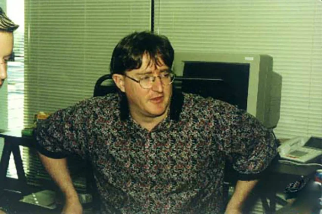 Одно из&amp;nbsp;самых давних фото Гейба Ньюэлла&amp;nbsp;— в&amp;nbsp;первые годы существования Valve.