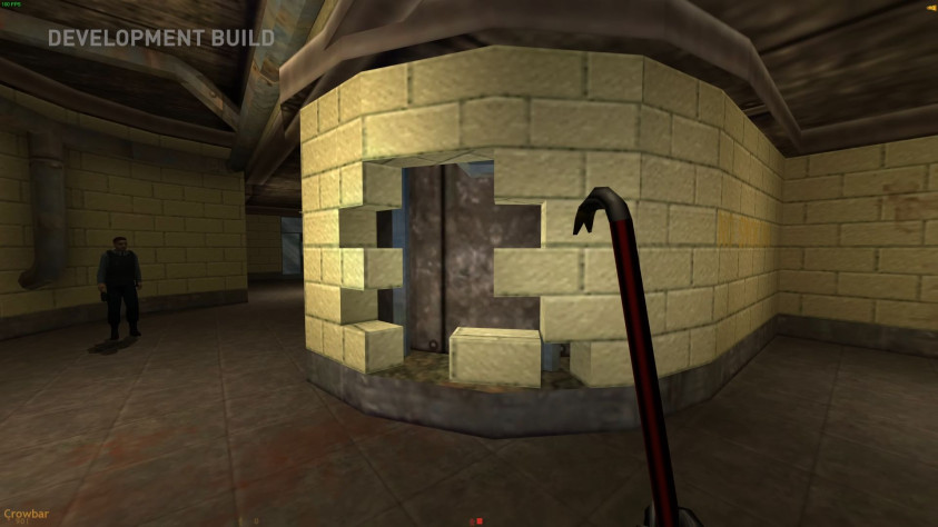 Пример «портирования» Black Mesa обратно в&amp;nbsp;первую Half-Life. Этой дыры не&amp;nbsp;было в&amp;nbsp;оригинале…