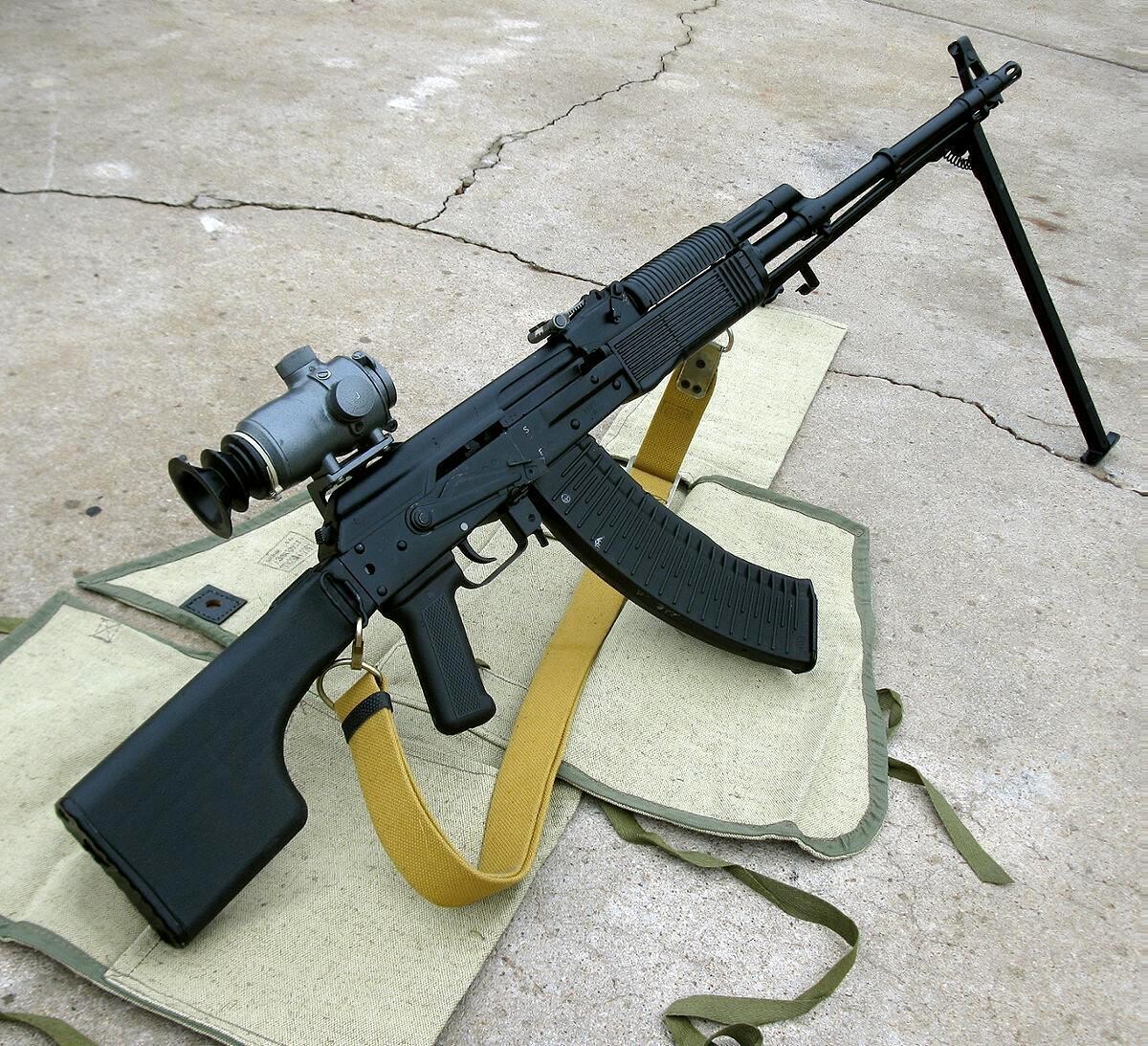 Пулемёт Калашникова РПК-74. РПК-74м. РПК калибра 7.62. РПК-203.