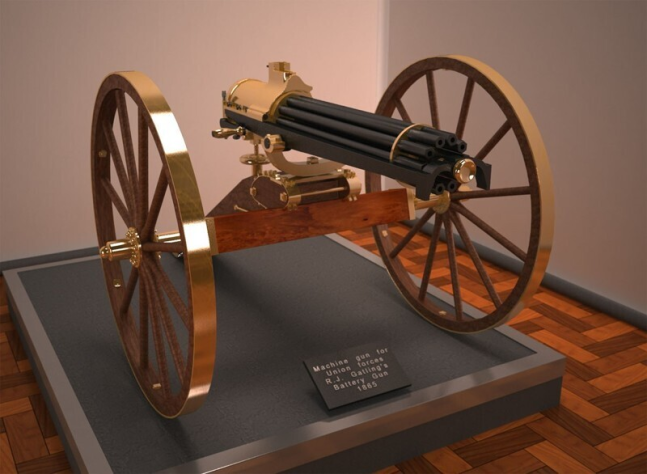 Пулемёт Гатлинга 1865 года