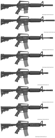 Варианты M16 и&amp;nbsp;M4