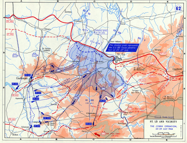 План операции «Кобра». 25–29&amp;nbsp;июля 1944 год