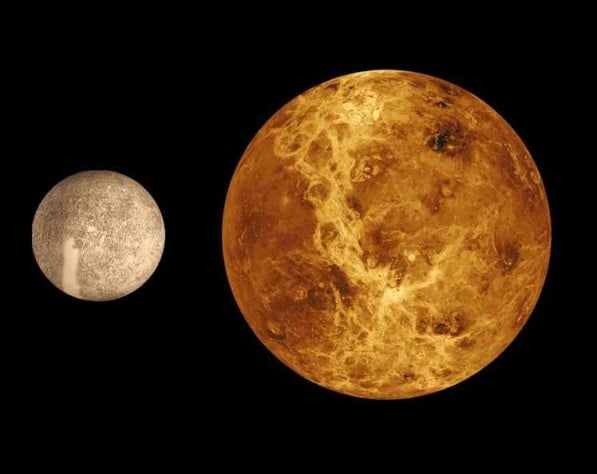 Забавно ещё и&amp;nbsp;то, что Венера по&amp;nbsp;размерам сопоставима с&amp;nbsp;Землёй, а&amp;nbsp;Меркурий не&amp;nbsp;сильно больше Луны, что делает их&amp;nbsp;практически «близнецами» пары Земля&amp;nbsp;— Луна.