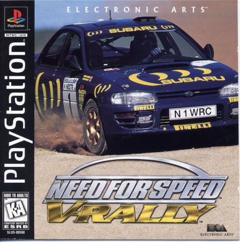 Североамериканская обложка Need For Speed: V-Rally
