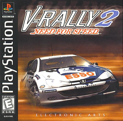 Североамериканская обложка V-Rally 2: Need For Speed для PlayStation