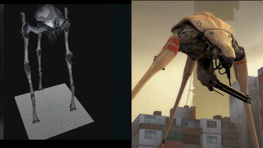 Слева - Helldivers 2; справа Half-Life 2