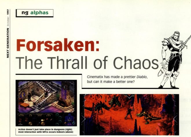 Архивная статья об игре Forsaken: The Thrall of Chaos. Да, позднее её переименуют в Revenant