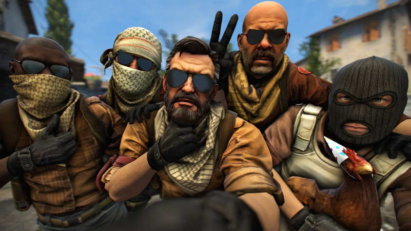 Команда террористов из Counter-Strike: Global Offensive