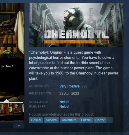 Chernobyl: Origins отзывы