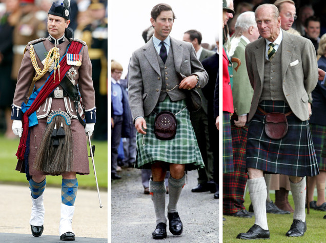 С очень(!) большой вероятностью, современная вариация килта имеет мало общего с тем, что в действительности носили средневековые шотландцы.