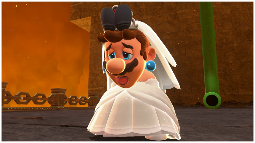 Сразу условимся, вы НЕ хотите знать почему усатый итальянец в свадебном платье с таким выражением лица держится за задницу