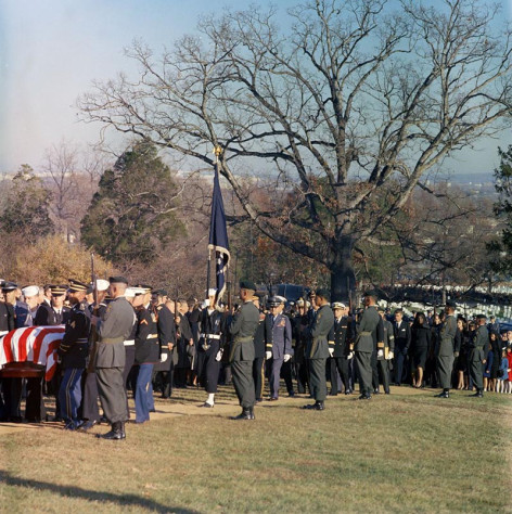 &quot;Зелёные береты&quot; в карауле на похоронах Джона Кеннеди.