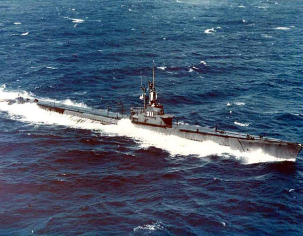 USS «Archerfish» в марте 1961 года.
