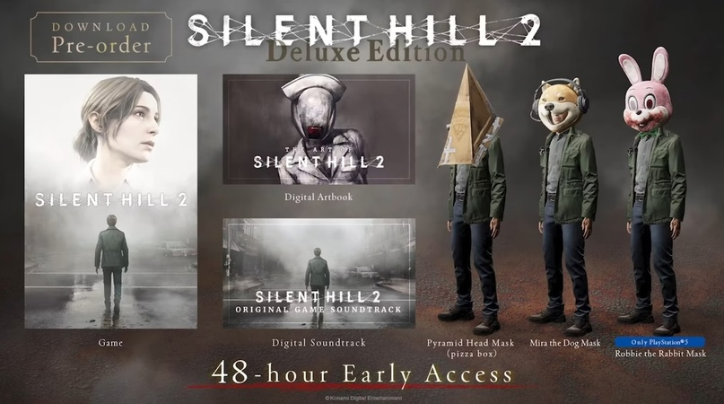 А, ну да, SONY мало было только консольной эксклюзивности Silent Hill 2, они решили еще и дополнительный костюм для себя зарезервировать. Хоть бы тогда игрокам на PS5 бесплатно его раздавали.