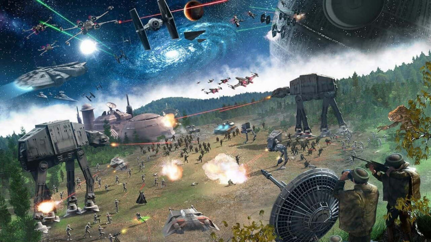 Здесь изображена Star Wars: Empire at&amp;nbsp;War.