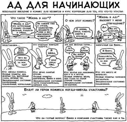 Небольшое знакомство с персонажами комикса