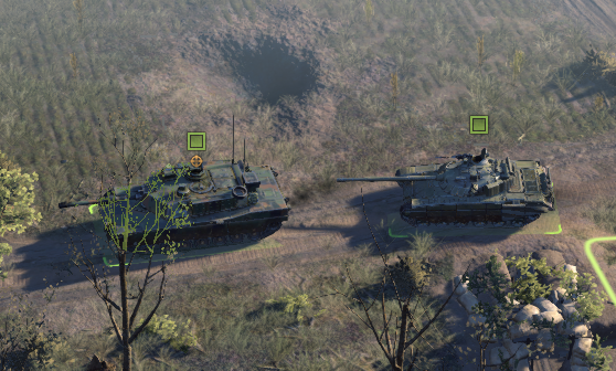 Т-72Б3 и трофейный M1 Abrams