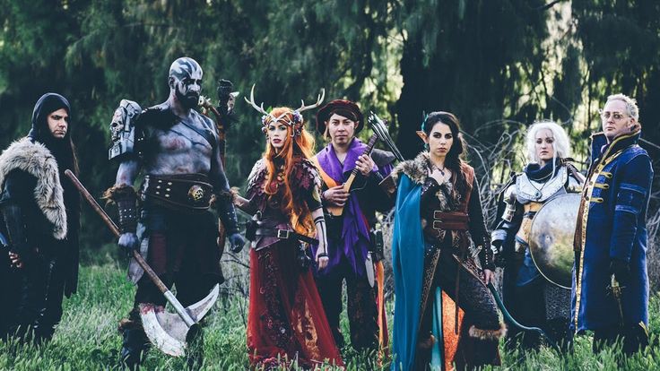 Первый косплей каста Critical Role посвящённый компании VOX MACHINA для заставки шоу