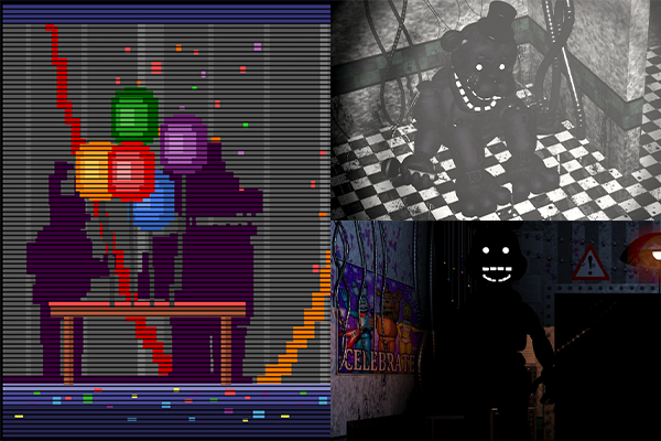 Тень Бонни и Тень Фредди в FNaF 4 и в FNaF 2