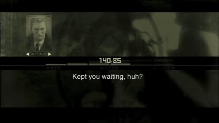 MGS 3, 2004 год (побуждение к&amp;nbsp;согласию)