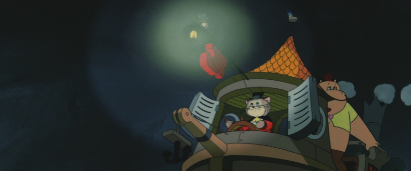 Кадр из мультфильма «Кругосветное путешествие Кота в Сапогах», 1976 год
