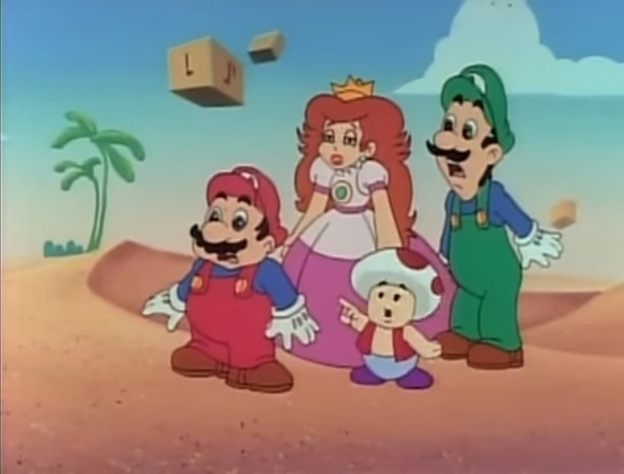 Кадр из мультсериала The Adventures of Super Mario Bros. 3, 1990 год