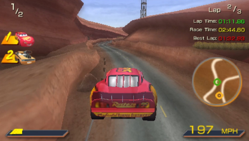 И&amp;nbsp;это тоже Cars: The Videogame 2006, но&amp;nbsp;уже на&amp;nbsp;PSP