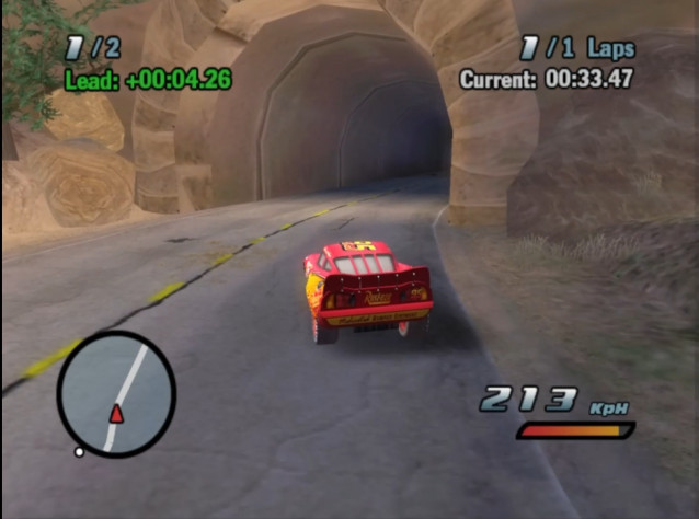 Это&amp;nbsp;— Cars: The Videogame 2006 на&amp;nbsp;PS2