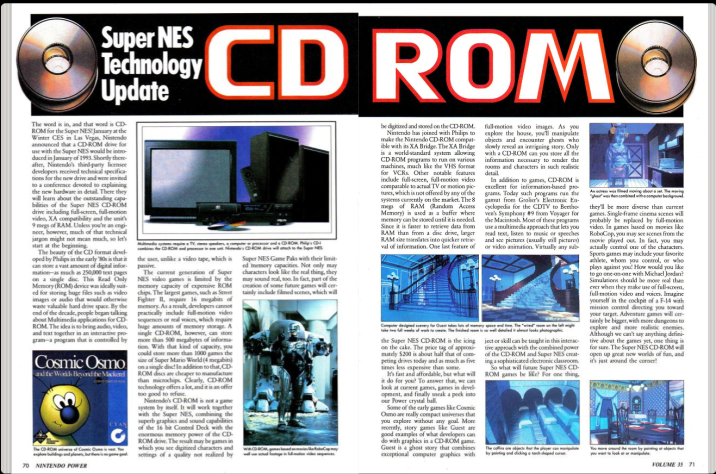 Nintendo раскрыла детали создания CD-аддона в&amp;nbsp;своём журнале «Nintendo Power»