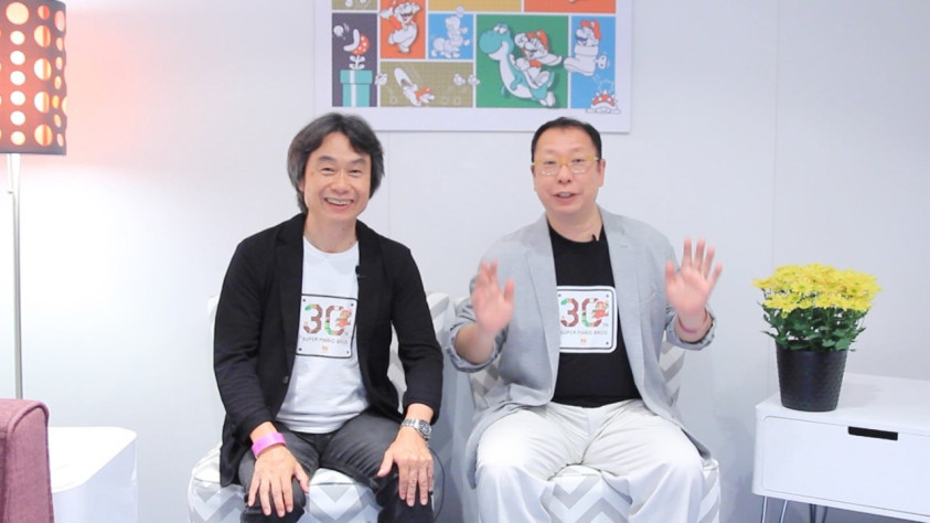 Сигэру Миямото (слева) и Такаси Тэдзука (справа)