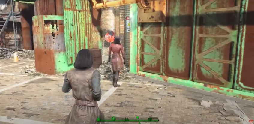 Fallout 4 - стоит оставить подругу журналистку хотя бы на минуту...