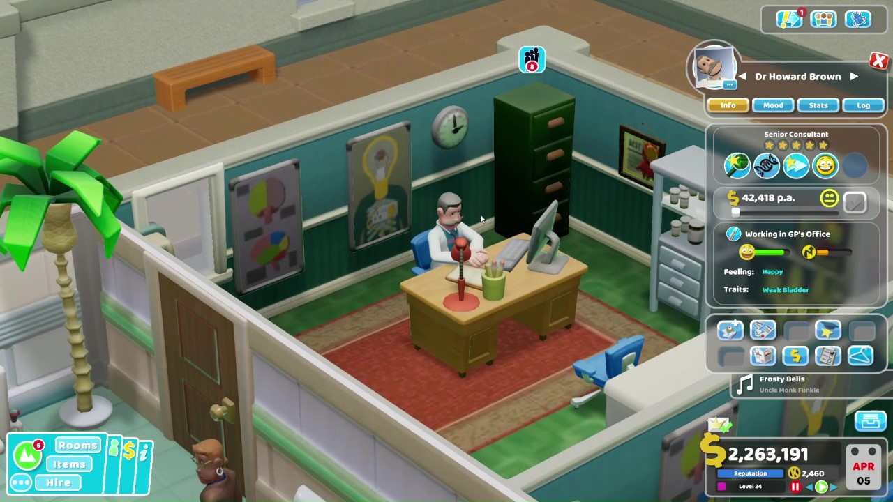 История одного доктора в игре Two Point Hospital | StopGame