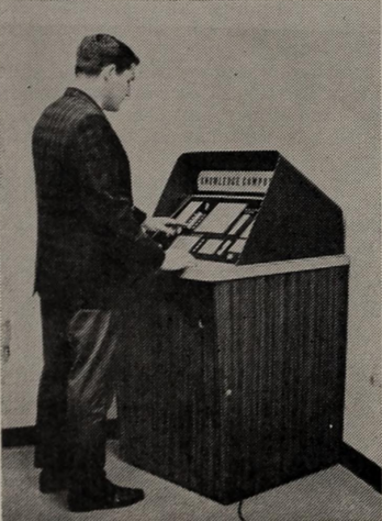 Автомат Knowledge Computer (Cash Box, 22.08.1964).