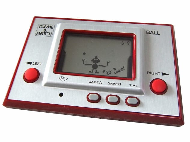 Первая игра Game &amp;amp; Watch под названием Ball.