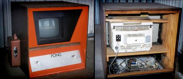 Первый прототип Pong, который был установлен в&amp;nbsp;Andy Capp’s Tavern.