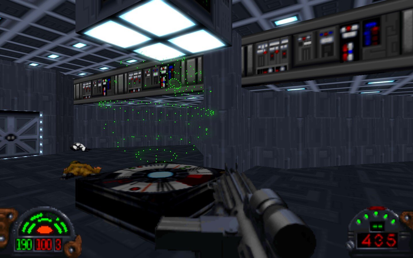 Star Wars: Dark Forces(1995)→ STAR WARS: Dark Forces Remaster(2024)の違い|原構成と追加要素を比較|Star Wars: Dark Forces(1995年PC版のゲーム画面資料)|公開資料の画像例(資料画像 1)