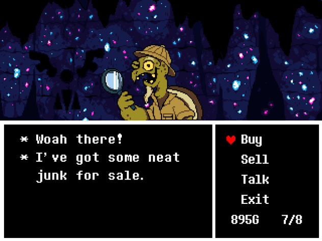 Undertale, магазин Герсона