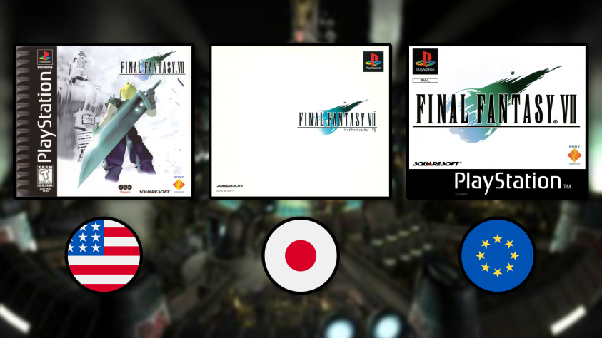 Обложки&amp;nbsp;Final Fantasy&amp;nbsp;VII по традиции&amp;nbsp;различались разных&amp;nbsp;в регионах.